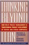 Thinking beyond lean book cover